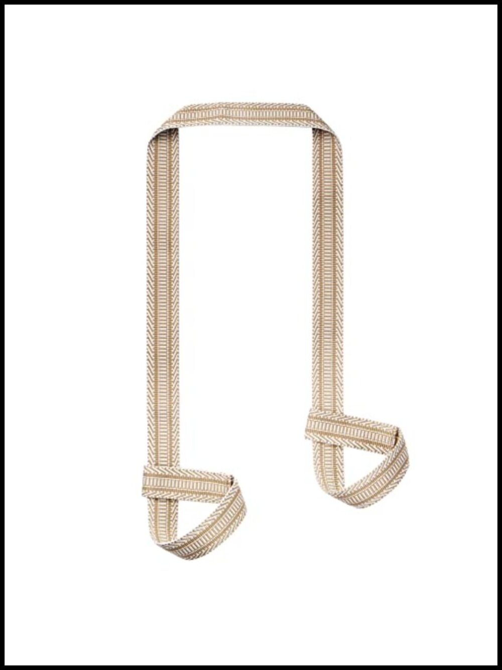 Adjustable Yoga Mat Carrier Strap Polyester Cotton Stretching Strap 5.9ft